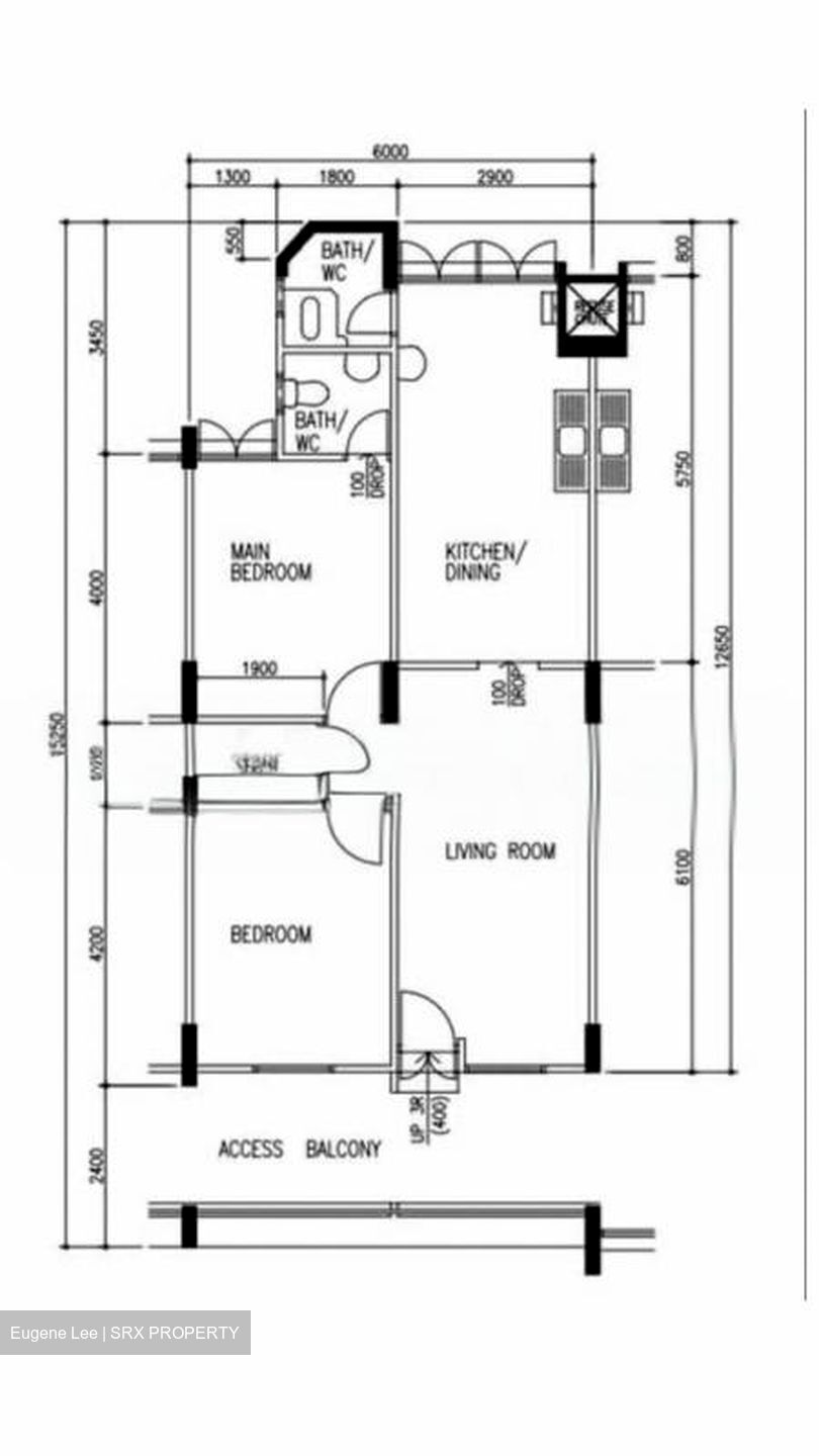 Blk 102 Jurong East Ville (Jurong East), HDB 3 Rooms #562056571